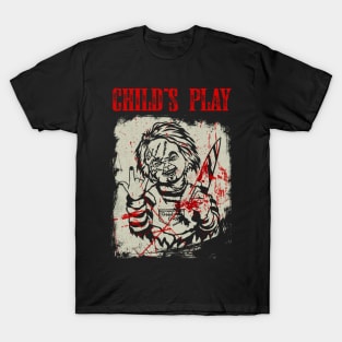 Friend 'til The End Chucky's Iconic T-Shirt T-Shirt